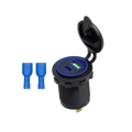 USB A Dual Port Car Charger Socket