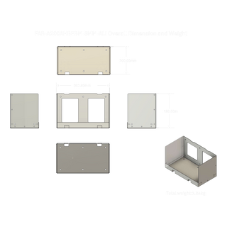 Amptron FAB-A200AHBEBM-3MM-ALI overall dimensions and weight