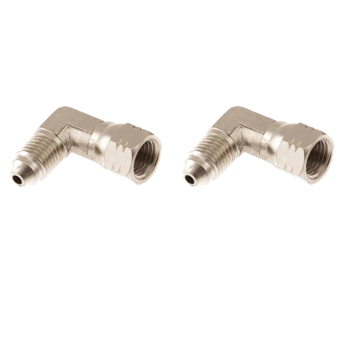 ARB Air Fitting Adaptor 90 Degree Elbow JIC-04(M) JIC-04(F) (2 Pk)