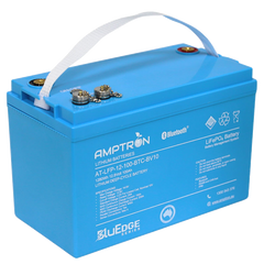 Bluedge 12V 100Ah / 200A Cont. discharge LiFePO4 Lithium Battery Amptron