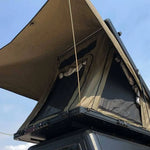 Bush Company AX27 Clamshell Rooftop Tent side view