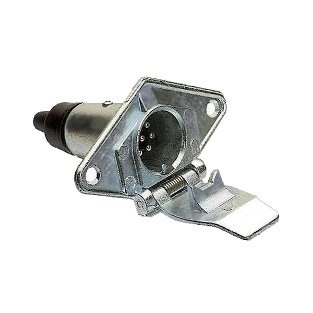 7 Pin Small Round Metal Trailer Socket