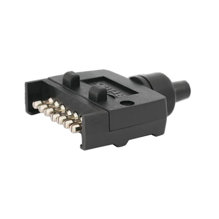 7 Pin Flat Metal Trailer Plug
