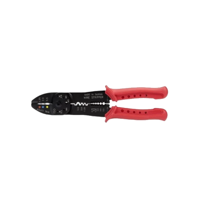 5-Way Crimping Tool — Insulated & Non-Insulated Terminals 230mm