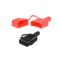 Rubber boot cover for 50A Anderson connectors