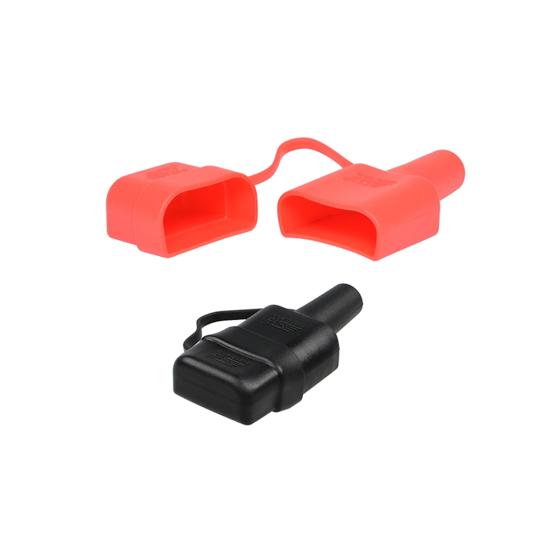 Rubber boot cover for 50A Anderson connectors