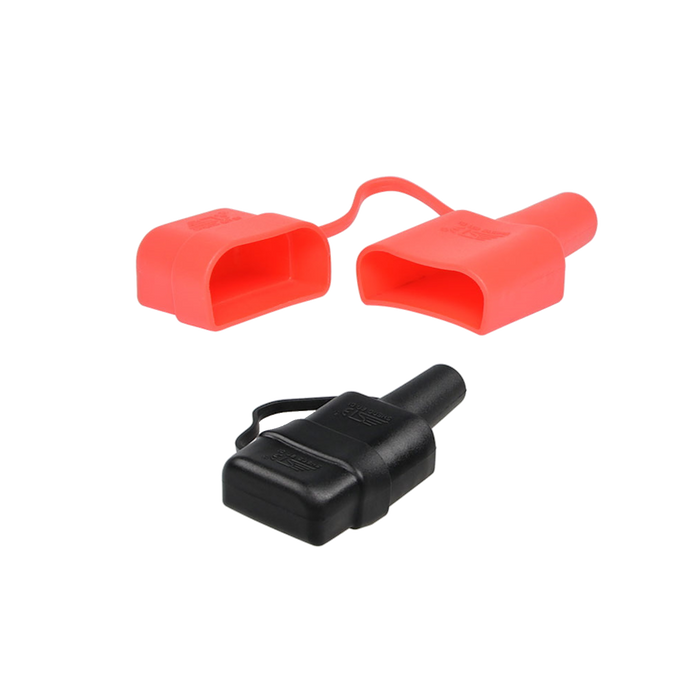 Rubber boot cover for 50A Anderson connectors