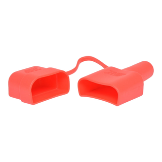Rubber boot cover for 50A Anderson connectors