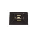 Black Cable Tie Mounting Pad 28x28mm