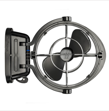 Caframo Sirocco II 12/24V Black 7" Gimbal Fan w/ 3 Speed