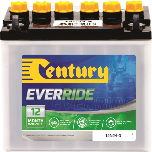 Century EverRide Maintainable Battery 12N24-3 12Volts 240CCA 35RC 24AH