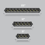Commander Scene Flood Lightbar 8"/12"/22"
