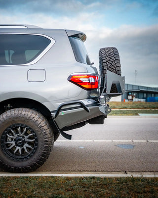 side view of TCC Y62 Patrol Rear Bar
