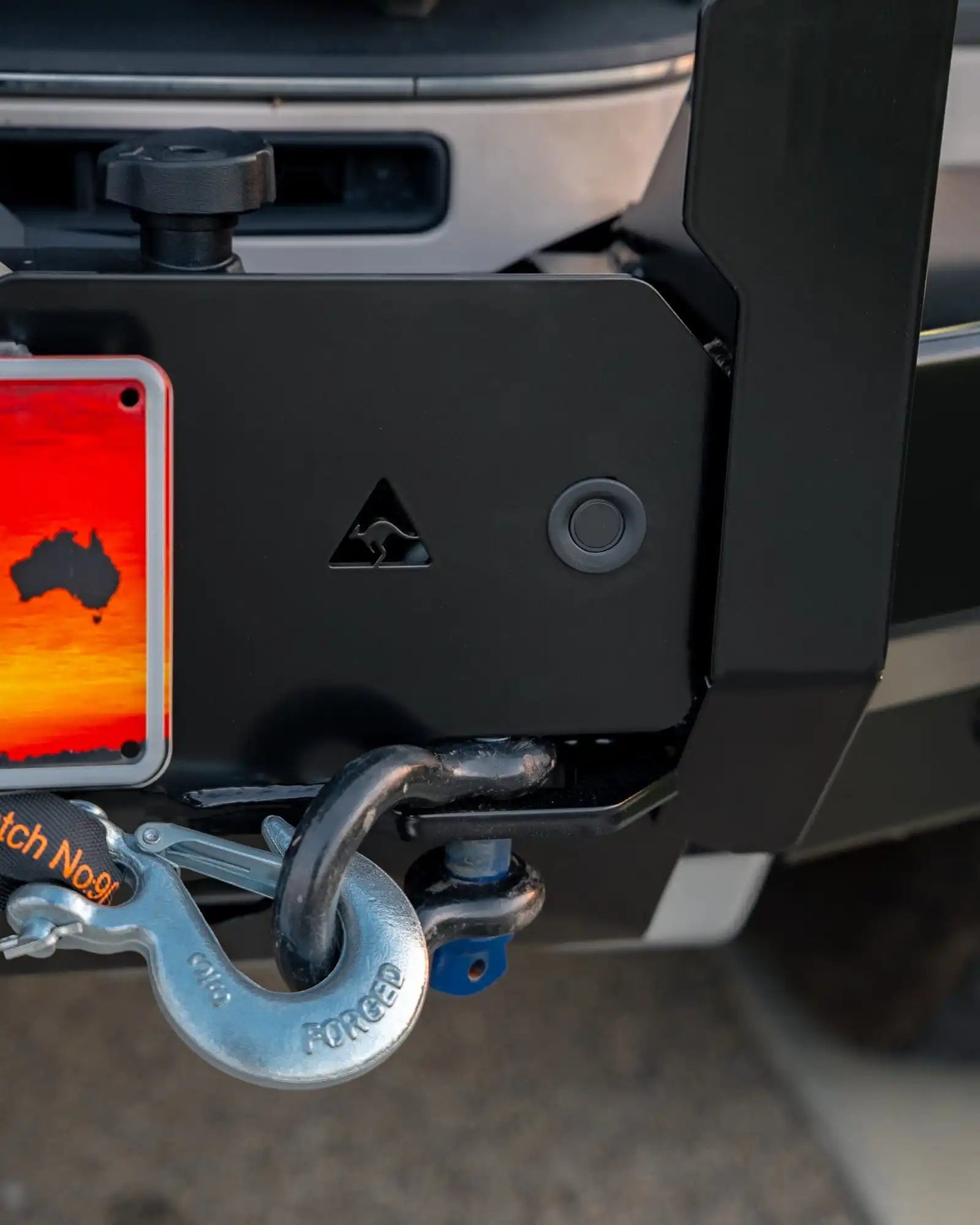 close up of The Cruiser Company Ineos Grenadier Bull Bar