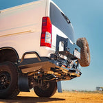 side view of TCC Toyota Hiace 300 Series Rear Bar