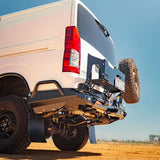 side view of TCC Toyota Hiace 300 Series Rear Bar