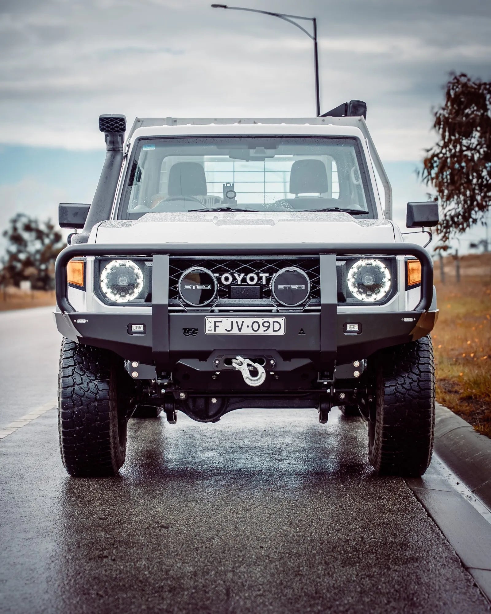 TCC 70 Series Single Cab Bull Bar - Facelift (2024 - Present)