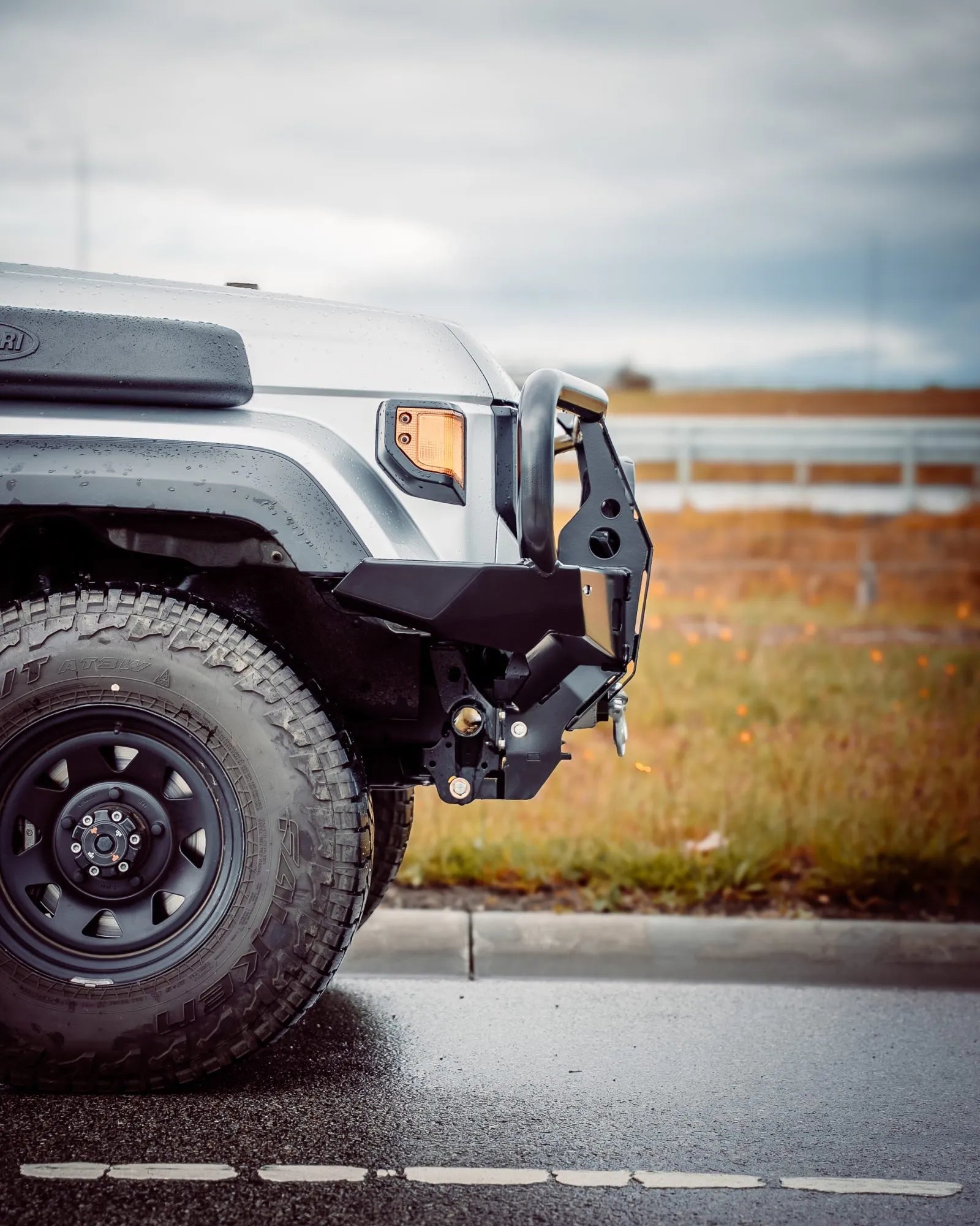 close up of TCC 70 Series Single Cab Bull Bar - Facelift (2024 - Present)