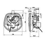 24V Whale Tail Lock with Electronic Actuator