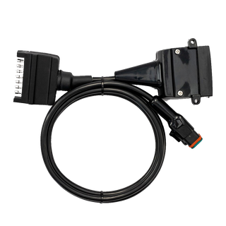 Flat 7Pin to Flat 12Pin Elecbrakes Trailer Brake Controller Adapter