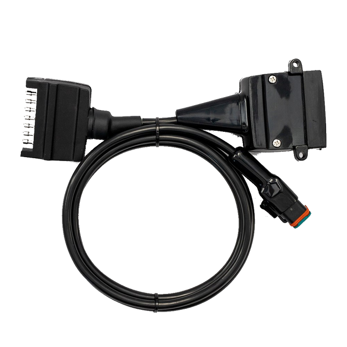 Flat 7Pin to Flat 12Pin Elecbrakes Trailer Brake Controller Adapter