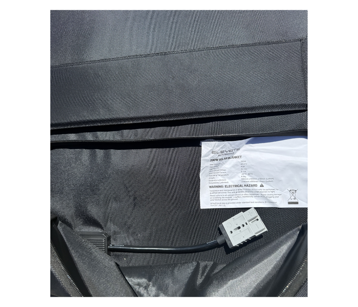Foldable solar panel