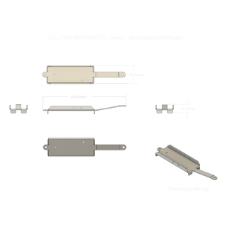 Hilux FAB-TN70FTVICFH overall dimensions and weight