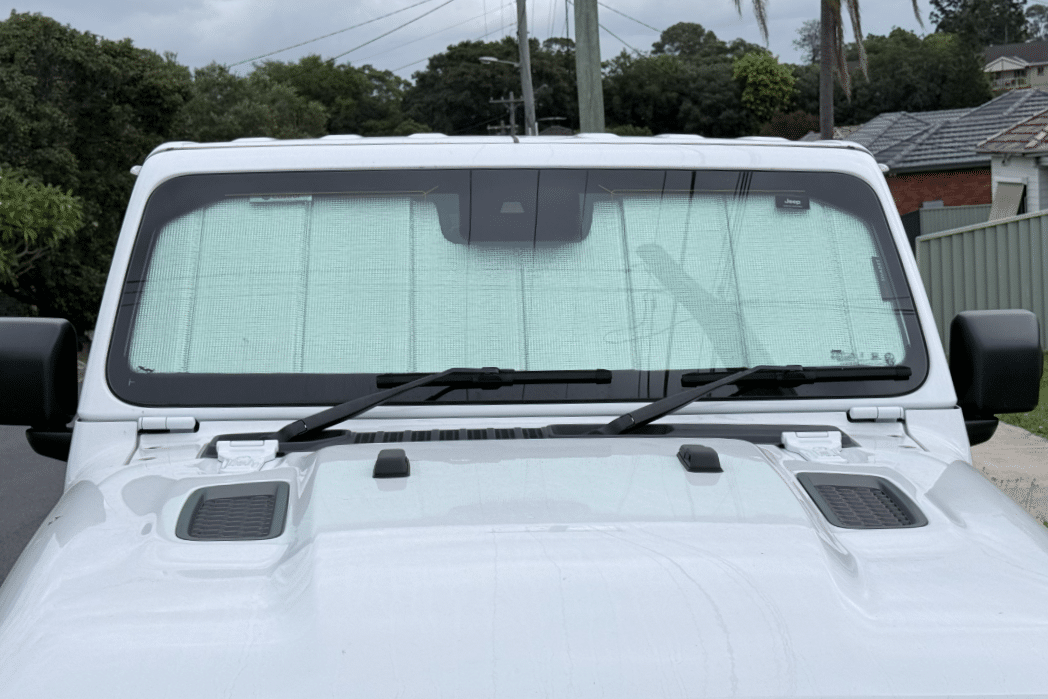 Jeep Gladiator/Wrangler Front Windscreen Sun Shade (JT/JL; 2018+)