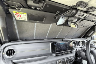 Jeep Gladiator/Wrangler Front Windscreen Sun Shade (JT/JL; 2018+)