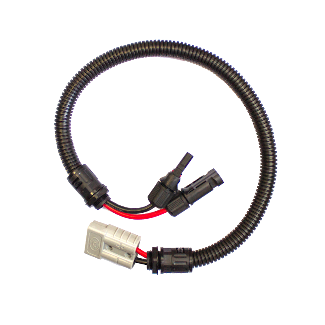 50 Amp, 12-48V Connector To Male & Female Solar Connectors
