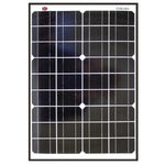 20 Watt, 12V Single Cell Monocrystalline Solar Panel