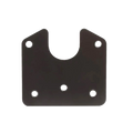 Flat Mounting Bracket — Small Round Metal Trailer Socket