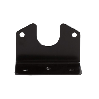 Angled Bracket for Small Round Metal Trailer Socket