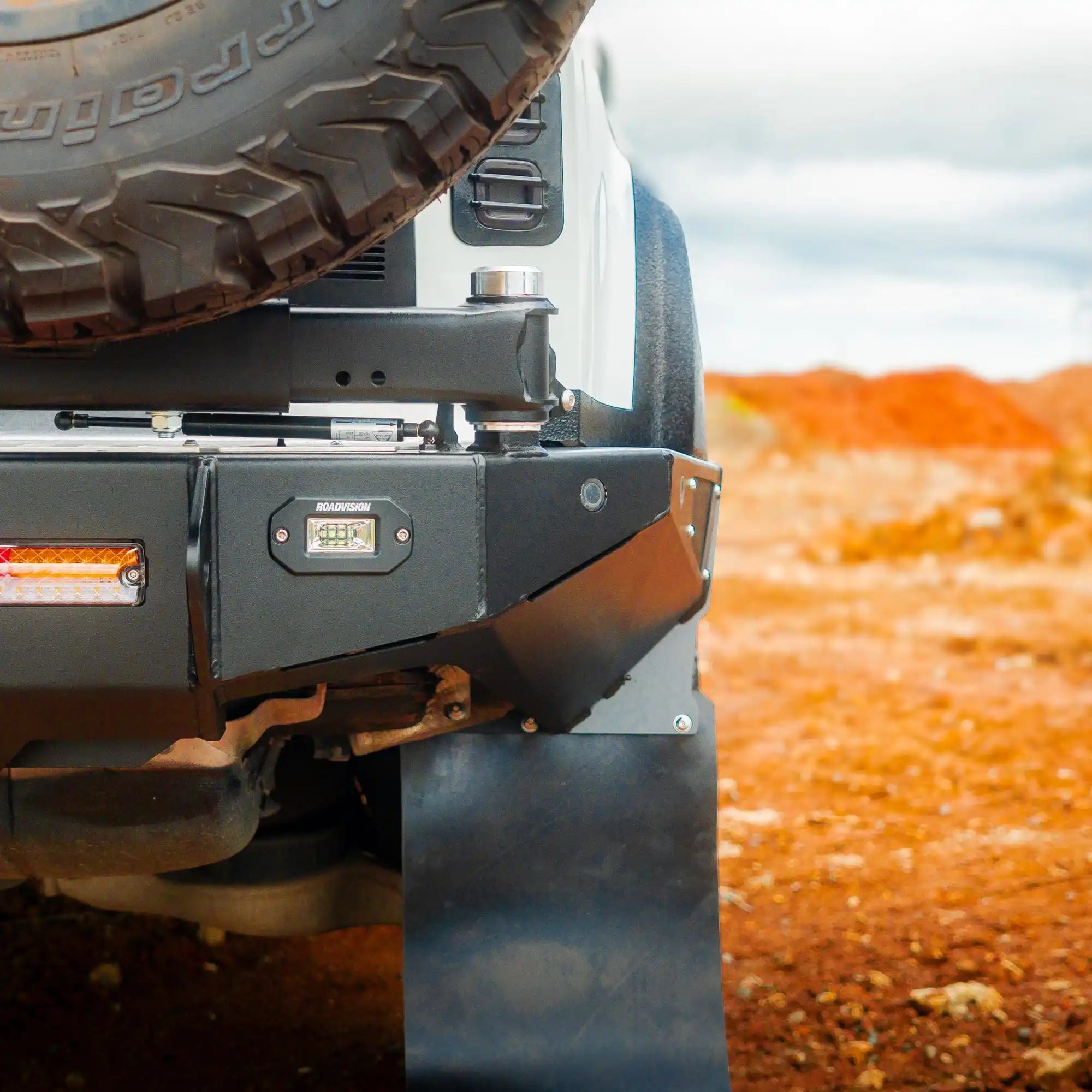 close up of TCC Land Rover Defender 2020+ Rear Bar