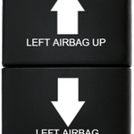 Lightforce Custom Toyota Small Left Airbag Up/ Airbag Down Momentary