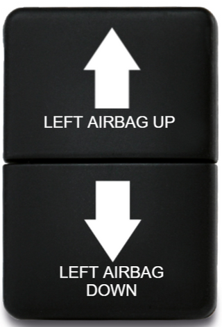 Lightforce Custom Toyota Small Left Airbag Up/ Airbag Down Momentary