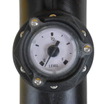 Level gauge on a white background