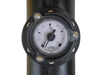 Level gauge on a white background