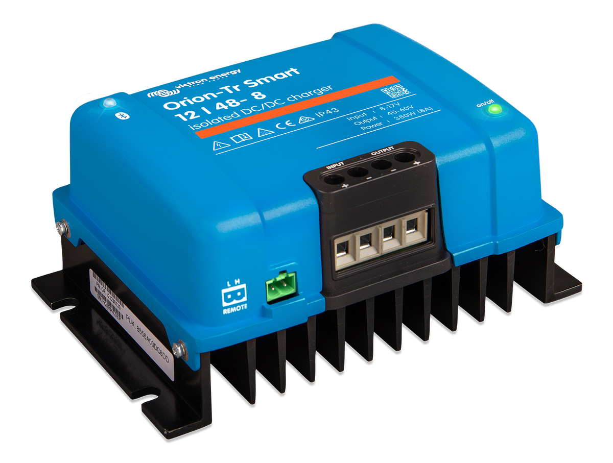 Victron Orion-Tr Smart 12/48-8A (380W) Isolated DC-DC charger side view
