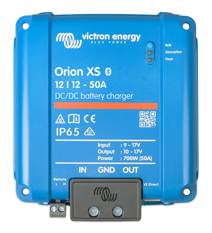 Victron power kit including XS-50 DCDC, 100/30 MPPT, 30A ACDC and Smartshunt
