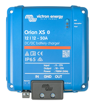 Victron power kit including XS-50 DCDC, 100/30 MPPT, 30A ACDC and Smartshunt