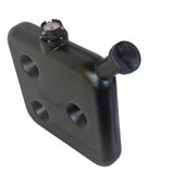 10L Black Wafer Fuel Tank for Diesel with Lockable Cap and Gauge