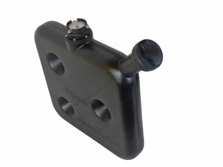 10L Black Wafer Fuel Tank for Diesel with Lockable Cap and Gauge