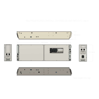The Prospector ver.1 (Large - Garmin) overall dimensions and weight