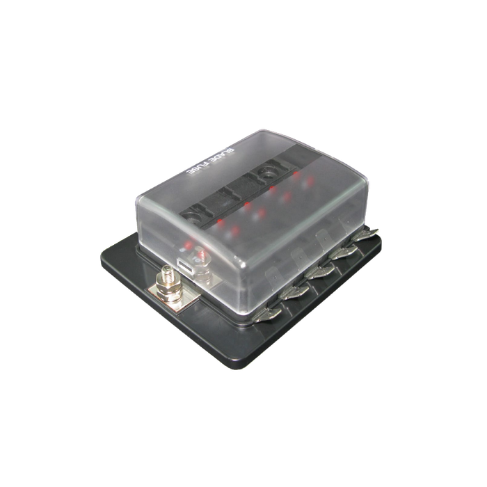Qvee ATO Fuse Box With LED Indicators 10 Way Block