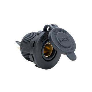 QVEE Merit style socket w/cover 12-24V