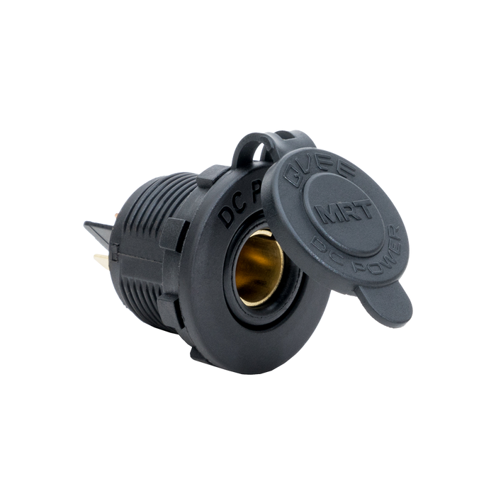 QVEE Merit style socket w/cover 12-24V