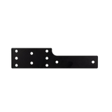 Dual Trailer Connector Bracket - fits Anderson and Flat Trailer Plug BLACK