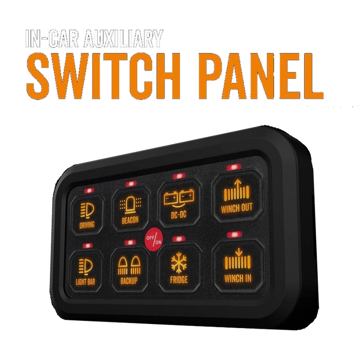Roadpower Switch Panel 8 Way 10-30V 60A