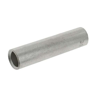 Tinned copper butt splice for 35mm cable, a plain tube stamped 35 with an open bore at each end